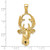 14K 3-D Deer Head Charm K6568