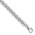 14k White Polished 8.25in Wheat Chain Bracelet GB241-8.5