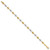 14k Two-tone Puffed Star Bracelet FB1874-7.75