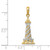 14K and Rhodium Cape Hatteras Lighthouse Pendant K4147