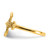 14K Diamond Cut Crucifix Ring K3969