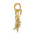 14K 3-D Blue Enameled Moveable Bicycle Pendant K4143