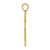 14K Key w/Heart Sweet 16 Pendant K7289