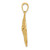 14K Starfish on Sand Dollar Charm K7390