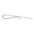 14k White Gold Men's Polished Tie Bar MC184W