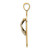 14K Enamel Dolphin Flip-Flop Charm K7004