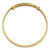 14K Polished Diamond-cut flexible Baby Bangle GK1164