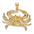 14K Blue Enamel Crab Charm K7087