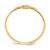 14k Cross w/Circle Ring K3937