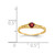 14k Madi K 3mm Garnet Birthstone Baby Ring GK124