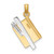 14k Two-tone 3-D Enameled ABC School Book Pendant K1787