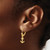 14K Mini Anchor Leverback Earrings K4503