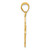 14k Filigree Fleur de Lis Pendant K4770
