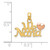 14k Two-Tone WE LOVE NANA Charm M2171