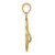 14k KEY WEST Flip Flop Pendant K7608