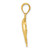 14k Two Dolphins Pendant K4874