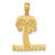 14K ST. THOMAS Under Palm Tree Charm K7847