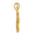 14K 2-D and Polished Golf Bag Charm K8769