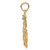 14k Small Anchor w/Wheel Pendant K3078