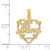 14K #1 NANA  in Heart Charm K8804