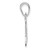 14K White Gold Polished Bicycle Charm M530W