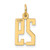 14k Small Elongated Number 29 Charm LES29