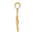 14K w/ Enamel Santa Face Charm K6992