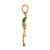 14K Enamel Palm Tree Charm K6891