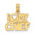 14k I LOVE MY CHIEF Charm K927