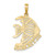 14K Polished ST. THOMAS Angelfish Charm K8188