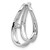 14k White Gold 1/20ct. Diamond Double Teardrop Slide PM4707-004-WA