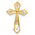 14k 1/15ct. Diamond Cross Chain Slide PM5089-008-YA