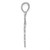 14k White Gold Caduceus Charm K4935W