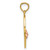 14k Two-Tone BIG SIS-LIL SIS Break-apart Heart Charm K9187