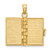 14K 3-D Moveable Santa Biblia Book/Spanish Bible Charm K8596