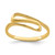 14K Swirl Ring K4596