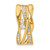 14K Lab Grown VS/SI FGH Dia Fancy Curves Chain Slide PM4248-038-YLG