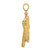 14K 3-D Baseball Glove ,Bat and Ball Charm K8735
