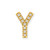 14K Yellow Diamond Initial Y Charm PM5221Y-008-YA