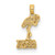 14K TURKS AND CAICOS Flamingo Charm K8032