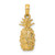 14K 3-D Pineapple Charm K7182