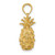 14K 3-D Pineapple Charm K7182