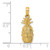 14K 3-D Pineapple Charm K7182