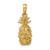 14K 3-D Pineapple Charm K7182