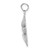 14k White Gold Starfish Pendant K2940W
