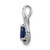 14k White Gold Diamond and .85 Sapphire Halo Pendant PM5261-SA-013-WA