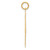 14k Plain Polished Large Girl Charm M116
