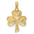 14K 3-Leaf Clover Charm K7240