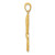 14k Nefertiti Profile Pendant K5398