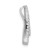 14K White Gold Lab Grown VS/SI FGH Dia Teardrop Cluster Chain Slide PM9672-049-WLG